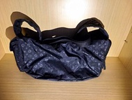 Head Porter Black Beauty monogram Zip Shoulder Bag(L) 側背、蠶豆包