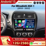 Android 15 Car Radio Multimedia Player For Mitsubishi ASX 1 2016 2017 2018 2019 2020-2022 Auto Carpl