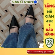 [READY QC STANDARD] Pointed toe shoes TYPE 1, basic French flat sole, chic and feminine, cute for pa
