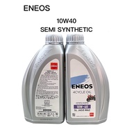 MOTORCYCLES OIL ENEOS JAPAN 10W40 SEMI SYNTHETIC ENEOS ORIGINAL 1 LITER