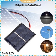✥Dilraba✥【In Stock】 0.4W 1.5V Solar Panel 0.4W Glue Dropping Solar Panel Mini Solar Panel DIY Accessories Outdoor Cycle Camping Hiking Travel Solar