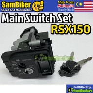 Main Switch Set Honda RSX150 RSX High Quality Main Switch Key Set Kunci Key