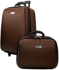 BagsMarket Luggage Wheal กระเป๋าเดินทางล้อลาก ระบบรหัสล๊อค เซ็ทคู่ ขนาด 20 นิ้ว/14 นิ้ว รุ่น F7718-20 Style Luxury Classic