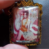 Lady fox 9 Tails fox Fetish Love Charm Occult Dragon Pendant