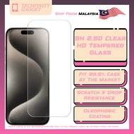 IP 17ProMax 17Pro 17Air 17 9H Clear Tempered Glass