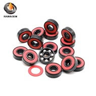 8Pcs 8x22x7 ceramic bearing ABEC-11 608 ceramic bearing 608RS bearing for skateboard
