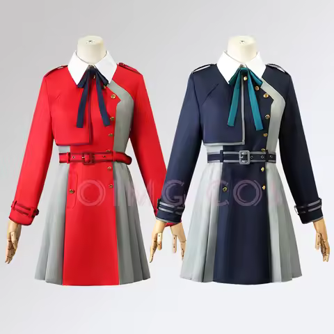Lycoris Recoil Nishikigi Chisato Cosplay Inoue Takina Costumes Women Dress for Halloween Party Carni