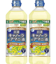 【2支裝】日清 芥花籽及亞麻籽油 800g |原裝日本|4902380218814 (此日期前最佳: 2026.11.30 )