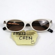 Mastermind Japan MMJ 12SS Identity Sunglasses   兩面 一排骨logo    茶色鏡片    白色太陽眼鏡
