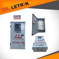 GEB 241308 Three Phase 3phase Outdoor KWH Meter Box (Metal) 24” x 13” x 08” inch Weatherproof