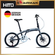 [SG Ready Stock] Hito X4 Family Bicycle Foldable Bike 20 Inches Foldable Leisure Bicycle Aluminium 7 Speed Foldie Light Weight Germany Designed