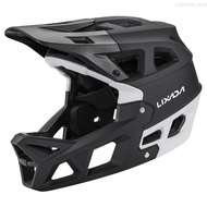 【100% Authentic】Lixada Full Face Mountain Bike Helmet Adult Racing Downhill MTB Helmet for Mountain 