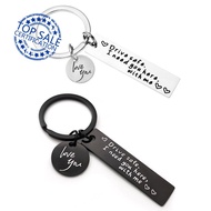 2024 New Driving Safety Key Chain Gift For Boyfriend Drive Safe I Need You Here With Me Key W1l5