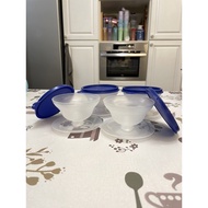 Tupperware Ice cream cup set (1 set - 2 cups)