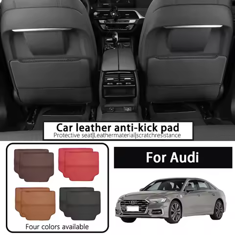 Applicable for Audi A3/A4/A5/A6/Q3/Q4/Q5/Q6/Q7 car rear seat anti-kick mat protection