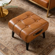 Minimalist Sofa Stool Chair Shoe Changing Bench/ Easy Bench Leather Shoe Changing Bench/ Sofa Pedal/