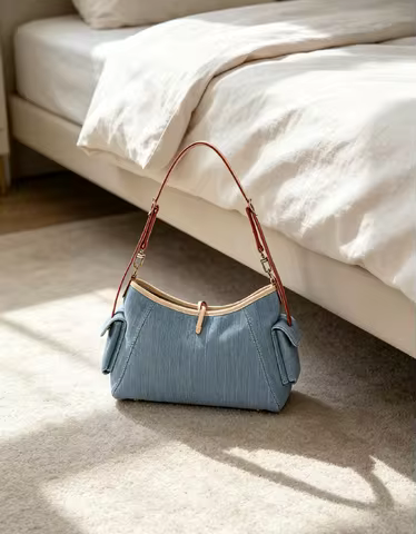 Sweet Designer Style Female Handbag Soft Solid PU Leather Shoulder Bag Lovely Metal Hardware Crossbo