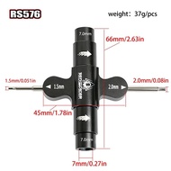 1Pcs for RC Car Universal RC Repair Tool RC Outer Hex Cross Wrench 7mm Cross Wrenches Sleeve 2mm 1.5