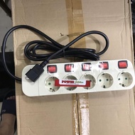 PDU Converter C14 to Eu Plug 5 Socket swtich Socket + Cable Most