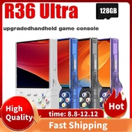 R36 Ultra Retro Handheld Video Game Console 4.0 Inch Screen 128GB 20000+ Games 3D Joystick Linux Por