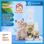 【ALCOHOL FREE】QuantumG | Pets Sanitizer | Sanitizer Spray 无酒精宠物消毒液 50ml &amp; 250ml