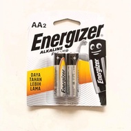 Baterai Batre Energizer Alkaline AA /A2 (Besar dari AAA) Isi 2 pcs