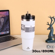 🍒เตรียมจัดส่ง🍒 แก้วเก็บความเย็น TYESO แก้วเก็บความเย็น 30ozแก้วเก็บความเย็น สแตนเลสแท้ (526)