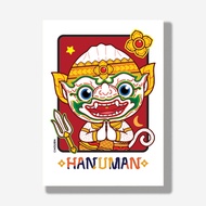 HOLEN Ramakien Magical Postcard - Hanuman Sawasdee โปสการ์ดรามเกียรติ์มากฤทธิ์ หนุมานสวัสดี