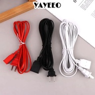 YAYEEO AC Power Cord, Two-pin Copper Power Extension Cord, 2/3/5m PVC EU Type Adapter