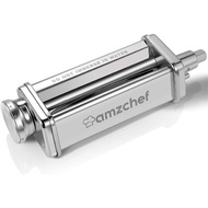 shop AMZCHEF Pasta Roller Attachment Stainless Steel Pasta Maker Machine Accessories for KitchenAid