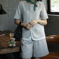 IT'S ME | LATTE Pants - High quality Korean cross-body Blazer for fall and winter