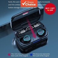 TWS M10 Wireless Bluetooth Earbuds 9D HiFi Stereo Sports Gaming Waterproof Noise Reduction with Mic
