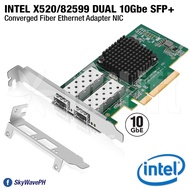 Intel 10Gb 10Gbps Single Dual SFP+ 82599 X520 Fiber Optic Converged Network Card with UEFI Bootrom 1