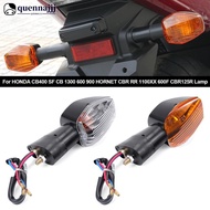 QUENNA 1PC Motorcycle Turn Signal Indicator Light Front or Rear For HONDA CB400 SF CB 1300 600 900 Lamp T1Z9