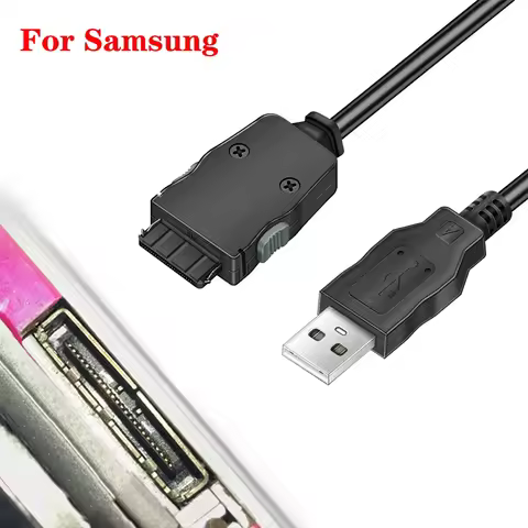 For Samsung MP3/MP4 USB Data Cable 1.2M, 2-in-1 Charging & Data Sync Cord for Samsung YP-U6 YP-U5 YP