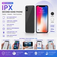 IP X Refurbished Used Smartphone 64GB 256GB Second Hand Phone Malaysia Delivery COD Installment Avai