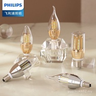 Mentol lilin LED dengan ekor, mentol penjimatan tenaga dengan tapak skru kecil E14, lampu kristal, l