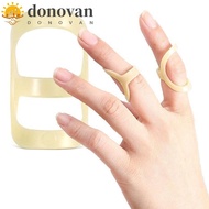 DONOVAN Finger Splint Support, Oval Waterproof Oval Finger Splint, Finger Support Protector Ring Sleeve Skin Finger Cuff Finger Joint Stabilizer Ache Cure