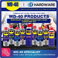 WD40 Specialist® Lubricant Grease Cleaner Degreaser & Smart Straw Anti-Rust Lubricant Oil for Multi-