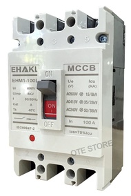 EHAKL EHMI-100L 35KA 3POLE MCCB (60A / 100A)