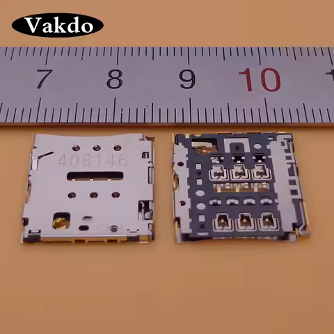 1-2pcs New SIM card reader socket holder slot connector replacement for ASUS K018 Gionee GN9005 S5.1