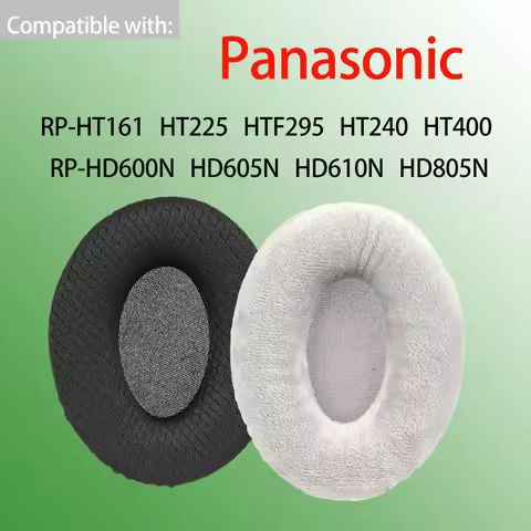 HT240 Earpads for Panasonic RP-HT161 HT225 HTF295 Headphones HT400 HD600N HD605N HD610N HD805N Ear C