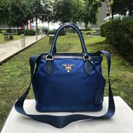 Prada Original - Tas Prada 1BA172 Tessuto Nylon Tote blue