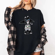 Graphic T-shirt: Cara Melatih Naga Anda - Toothless & Light Fury