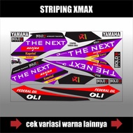 Striping cutting Yamaha X-Max 250cc Stiker Decal X-Max Lis Bodi Skotlet Motor X Max