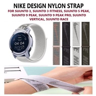 Fashion Nike Nylon Strap for Suunto 3 / 3 Fitness Suunto 9 Peak / Pro, Suunto 5 Peak, Suunto Vertical Race