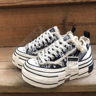 🌸 xVESSEL G.O.P. Lows 腰果花黑白帆布板鞋 男女同款