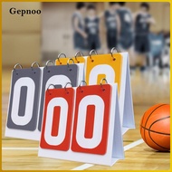 Gepnoo Sports Scoreboard 2 Digit Tabletop Score Flipper Flip Scoreboard for Badminton