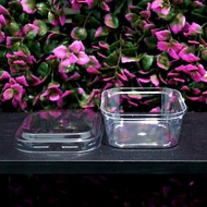 Jelly Cup Pudding Glass/ 150 ML - Square Model - CH 7575 + Lid