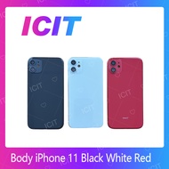 ip 11 อะไหล่บอดี้ เคสกลางพร้อมฝาหลัง Body For ip 11 อะไหล่มือถือ คุณภาพดี สินค้ามีของพร้อมส่ง (ส่งจ